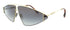 Burberry Women Sunglasses Black W/ Gold Irregular BE3111-10178G